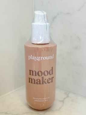 Playground Mood Maker Intimate Body & Massage Oil Sealed EXP 8/26 4 fl oz